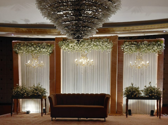 Tent with decoration Customer venues