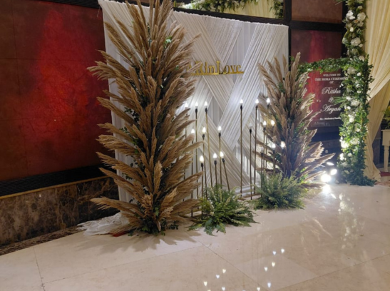 Tent with decoration Customer venues