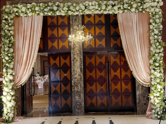 Tent with decoration Customer venues